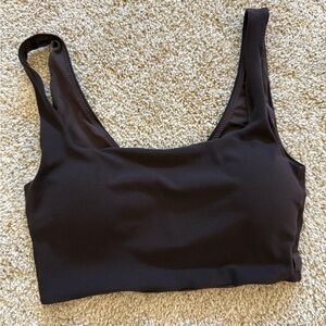 Lululemon sports bra (color walnut crunch)